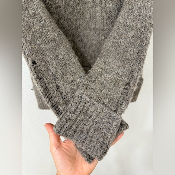 360 Sweater Tan Crew Neck Knit - Picture 5 of 10